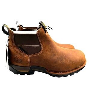NEW Georgia Boots Eagle One Waterproof Slip-On Chelsea Work Men's 13 W GB00315